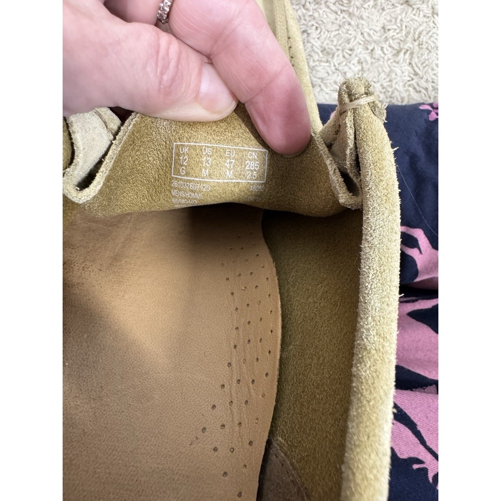 Clarks Originals Wallabee Chukka Boots Shoes Maple Suede Mens 13M Classic Hippie - Picture 12 of 12